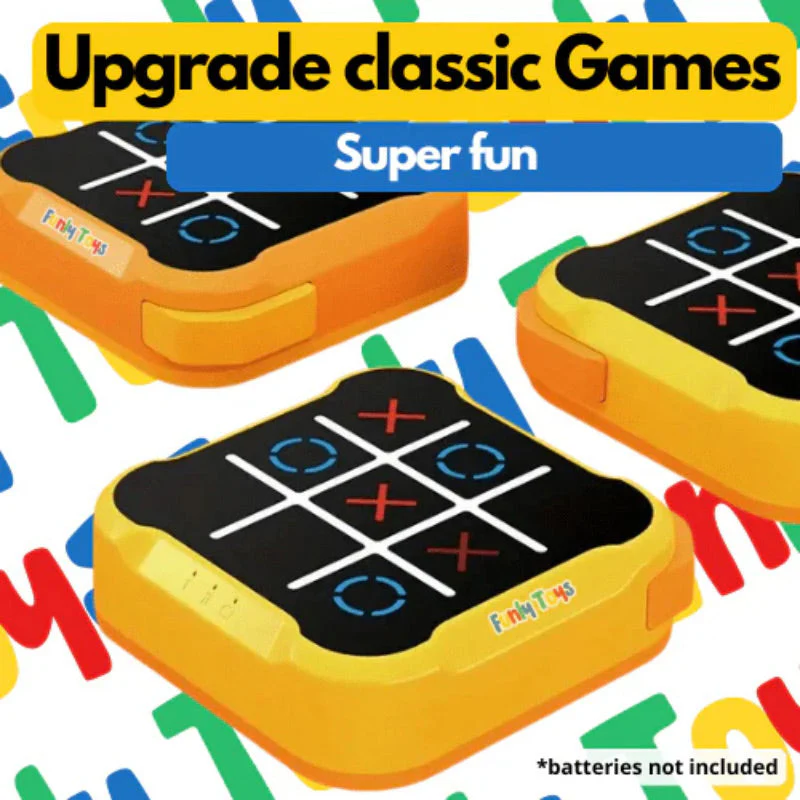 Luxora Elite Tic-Tac-Toe Puzzelset | Boeiend en stijlvol spel voor eindeloos plezier en strategisch denken