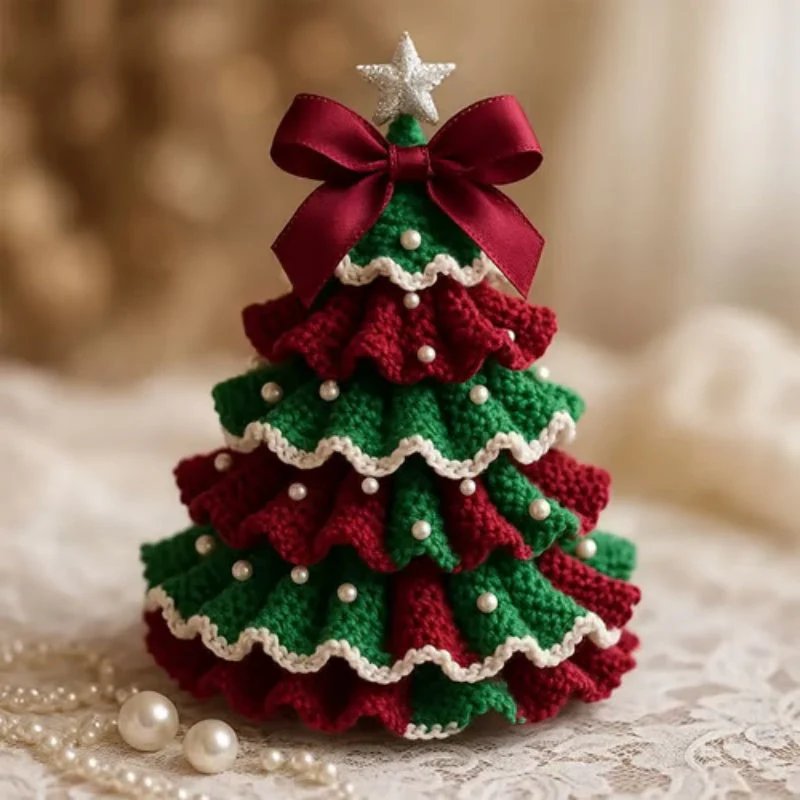 WinterHaak DIY Kerstboom Haakpakket – handgemaakte kerstdecoratie voor thuis