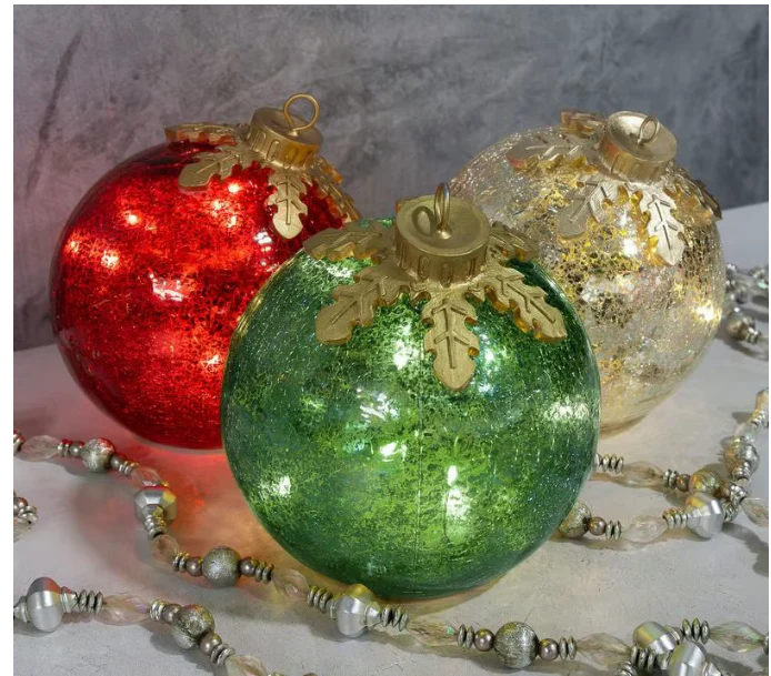 GlowSphere LED-Kerstbal – Warme Sfeerverlichting met Timerfunctie
