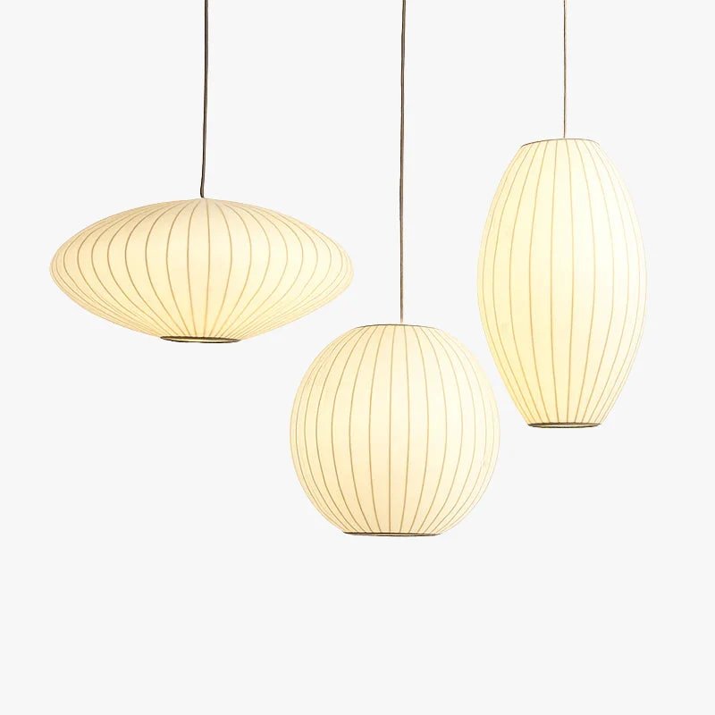 Moderne Papierpendelleuchte in Japanse Stijl Silk