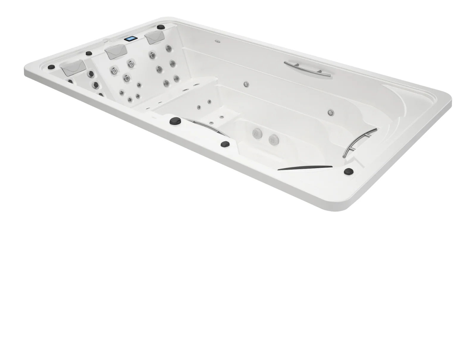 Zwemspa Fitness Spa-White-Zonder meubels