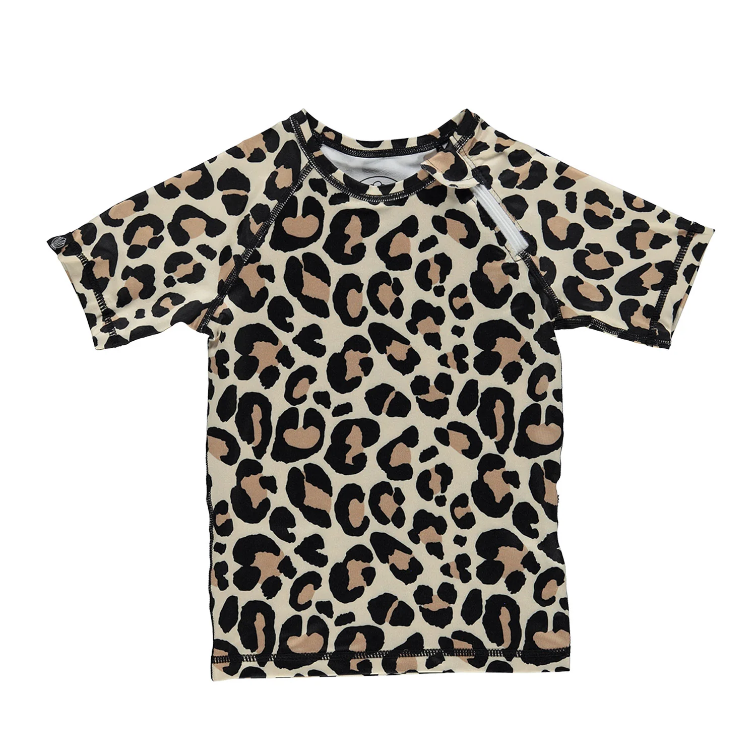 Beach & Bandits – UV-zwemshirt voor kinderen – Leopard Shark – Zwart/Multi