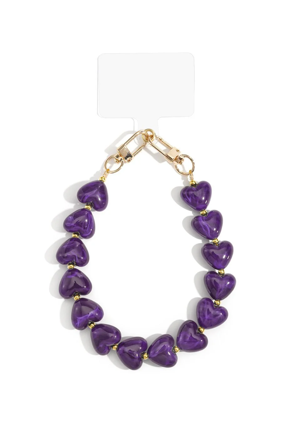 Telefoonkoord | Heart Luxe | Dark Purple Telefoonkoord | Heart Luxe | Dark Purple