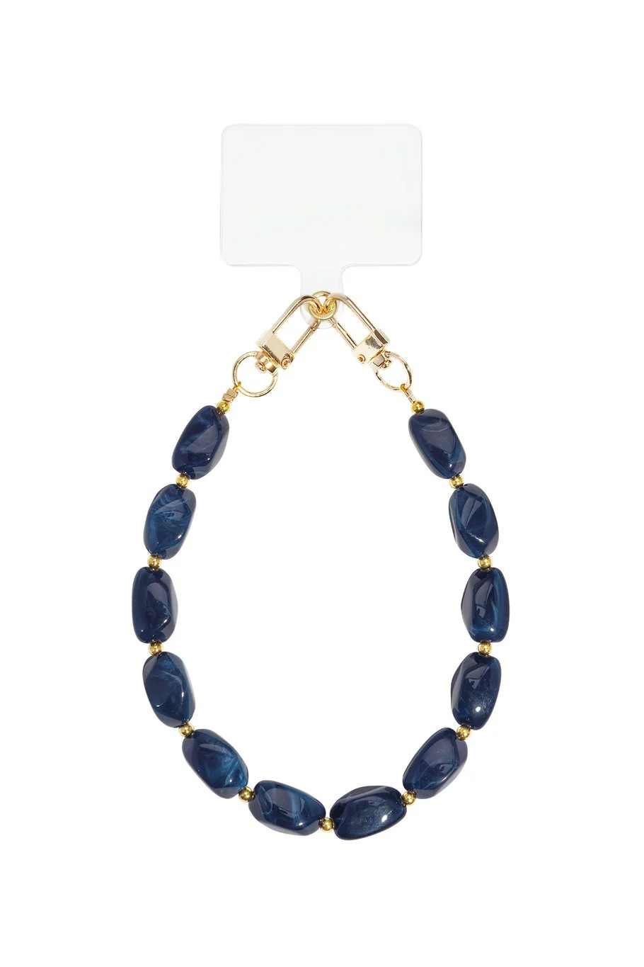 Telefoonkoord | Kralen Luxe | Dark Blue Telefoonkoord | Kralen Luxe | Dark Blue