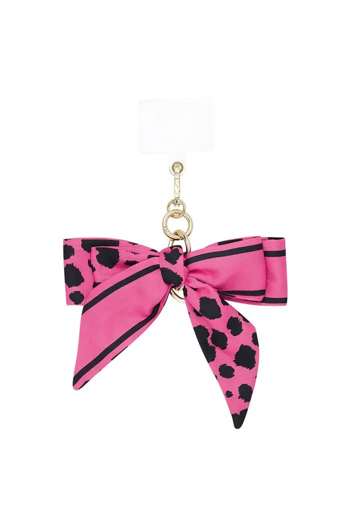 Telefoonkoord | Strik | Pink Telefoonkoord | Strik | Pink