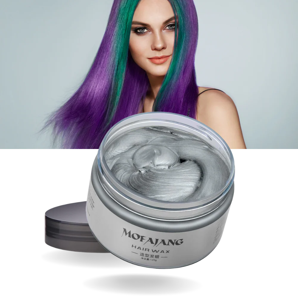 Tijdelijke Levendige Haarwax Kleur