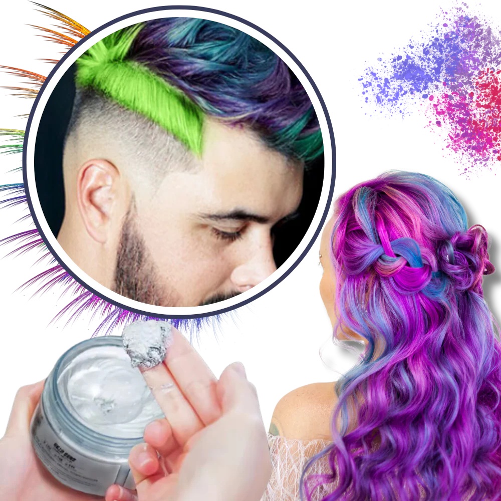 Tijdelijke Levendige Haarwax Kleur - Afbeelding 3