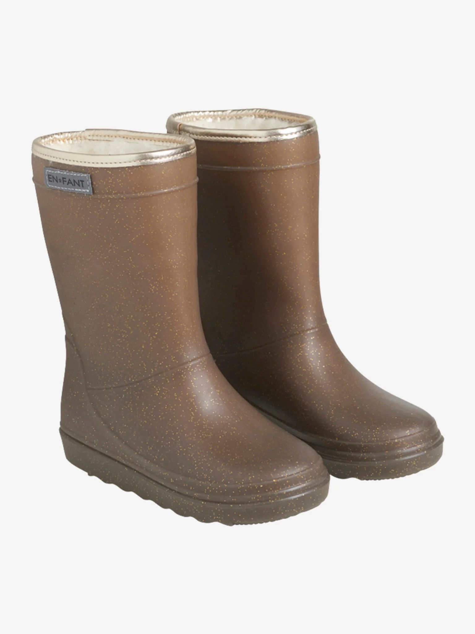 Thermo boots | Glitter Metallic Chocolate Chip | En Fant
