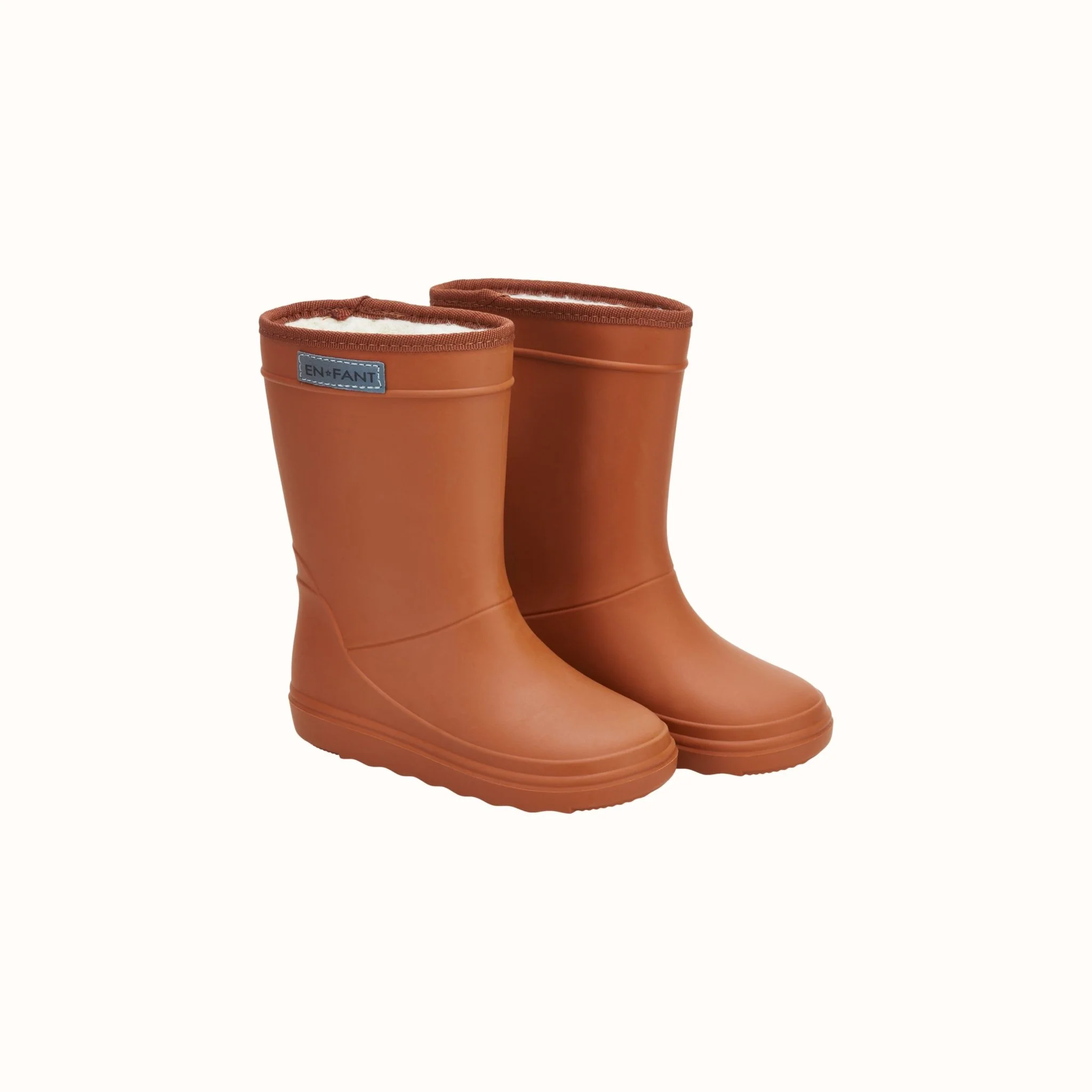 Thermo boots leather brown
