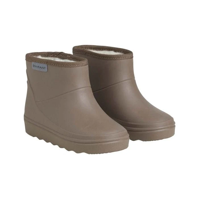 Thermo boots Short | Regenlaars Chocolate Chip | En Fant