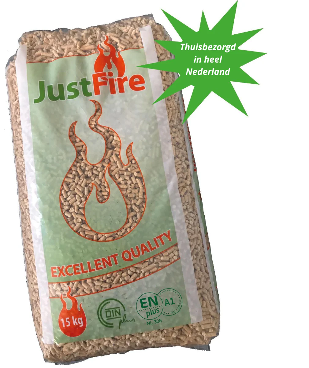 PELLETS JUSTFIRE 990kg (Thuis geleverd)