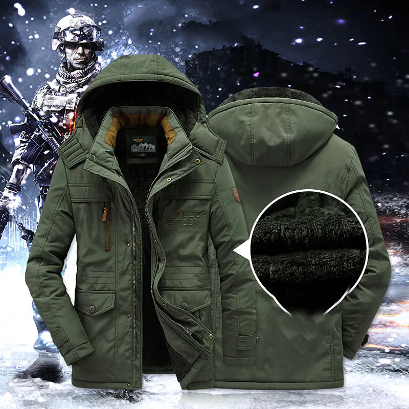 Casual Gewatteerde Parka-Jack – Warme Geïsoleerde Winterjas