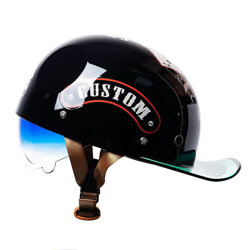 Motorfiets Baseballhelm – DOT-goedgekeurd