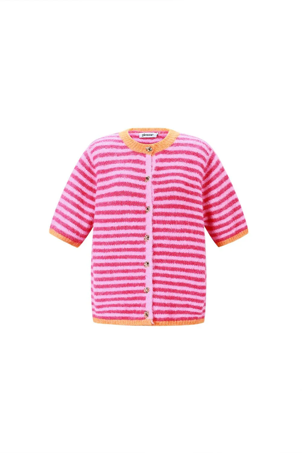Vest Stripe | Pink-Red