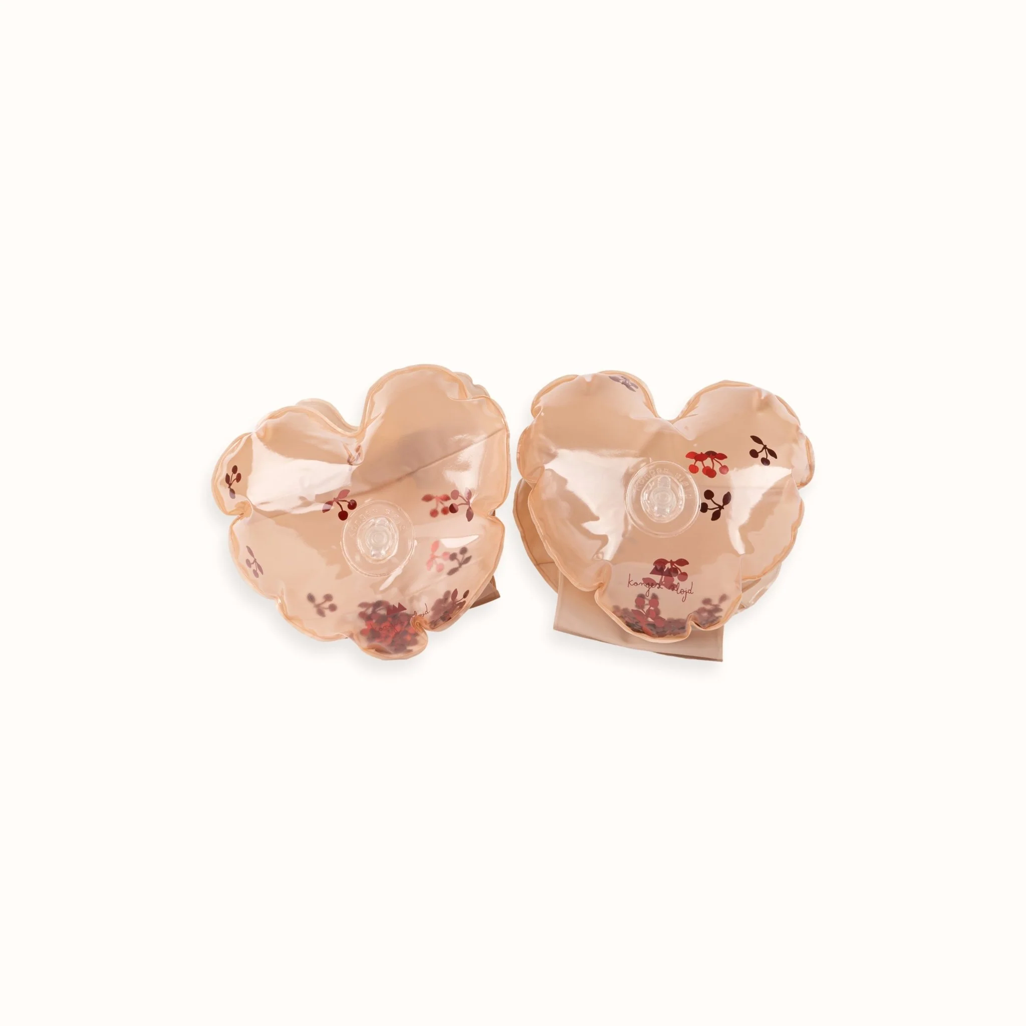 Water wings heart blush transparent | konges slojd
