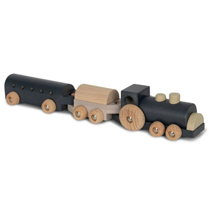 Wooden Train Blue | konges slojd Wooden Train Blue | konges slojd